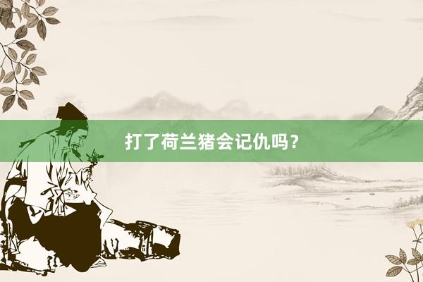 打了荷兰猪会记仇吗？